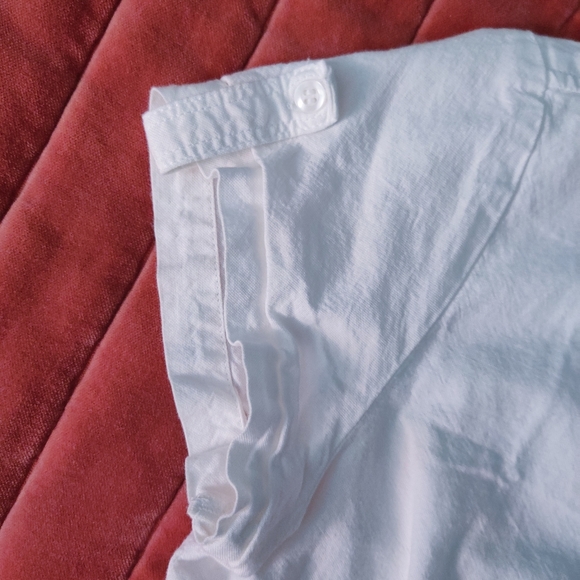 H&M Knitted Pattern Speckles Short Sleeve Sweater & White Collared Shirt Bundle - Picture 9 of 10